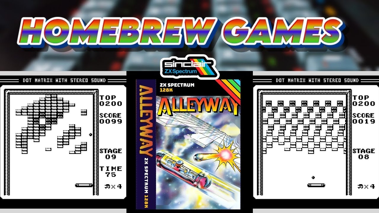 あめページ Alleyway - New Zx Spectrum Game 2026 - YouTube