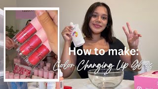 How to make color changing lip gloss (8 steps) 💋