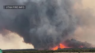 Incendio Deer Creek sobrepasa los 10 000 acres al sur de Utah