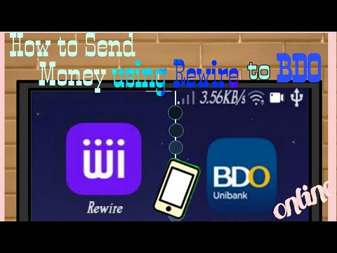 Como enviar dinheiro usando Rewire a BDO Banco on-line