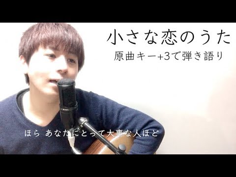 『小さな恋のうた』を原曲キー+3で弾き語り