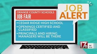 Job Alert: Orange County Schools Job Fair