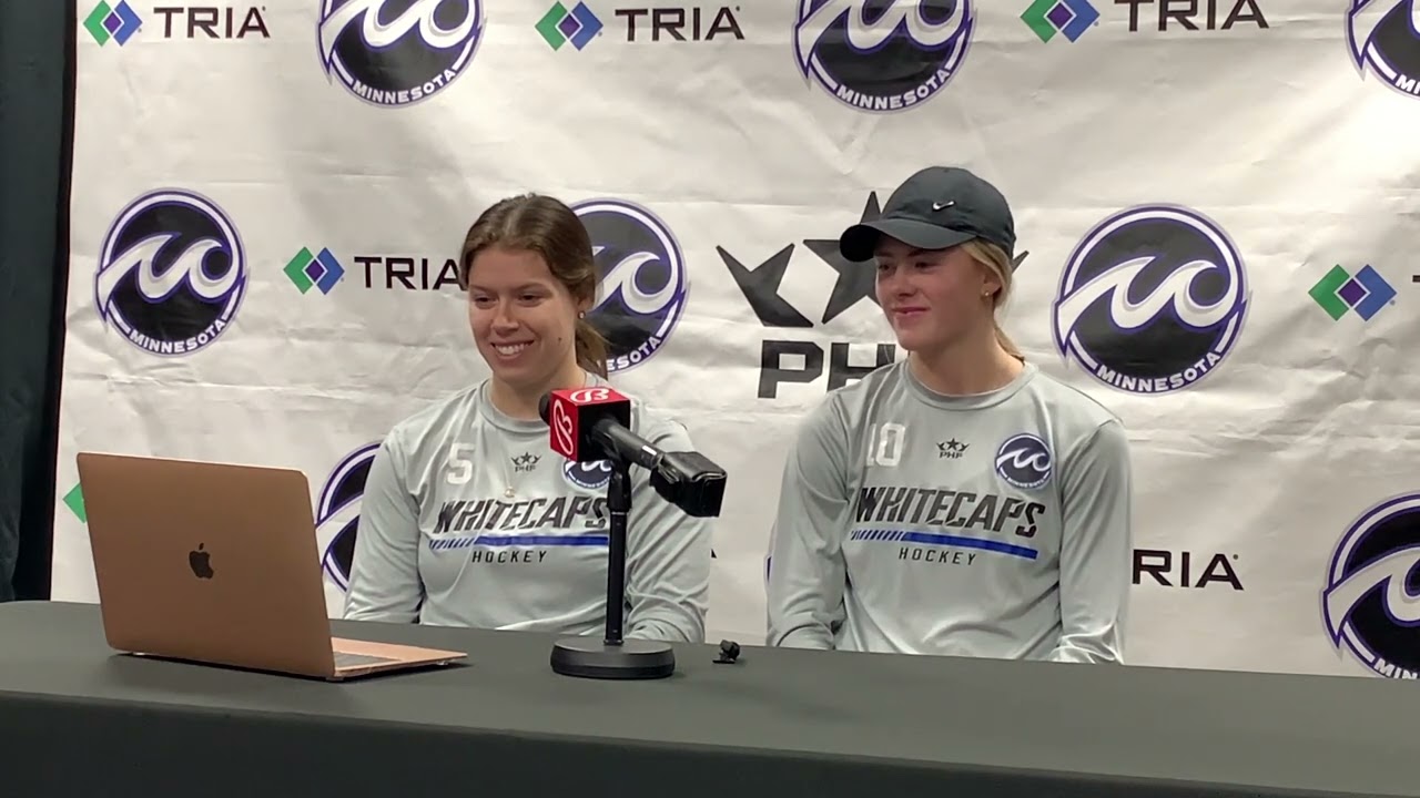 Whitecaps' Isobel Cup Championship press conference - Sidney Morin & Ronja Mogren