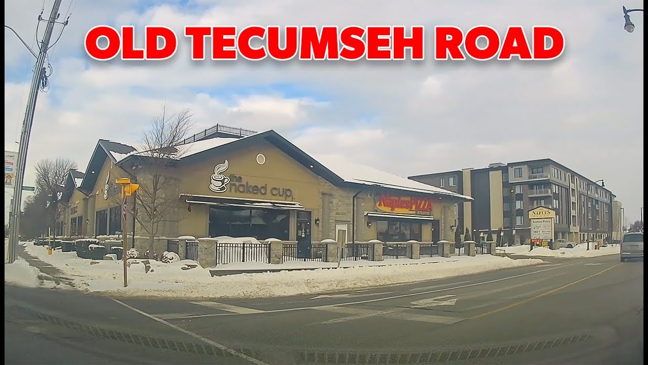Old Tecumseh Road After Snow 2026 | Scenic Winter Drive in Tecumseh, Ontario