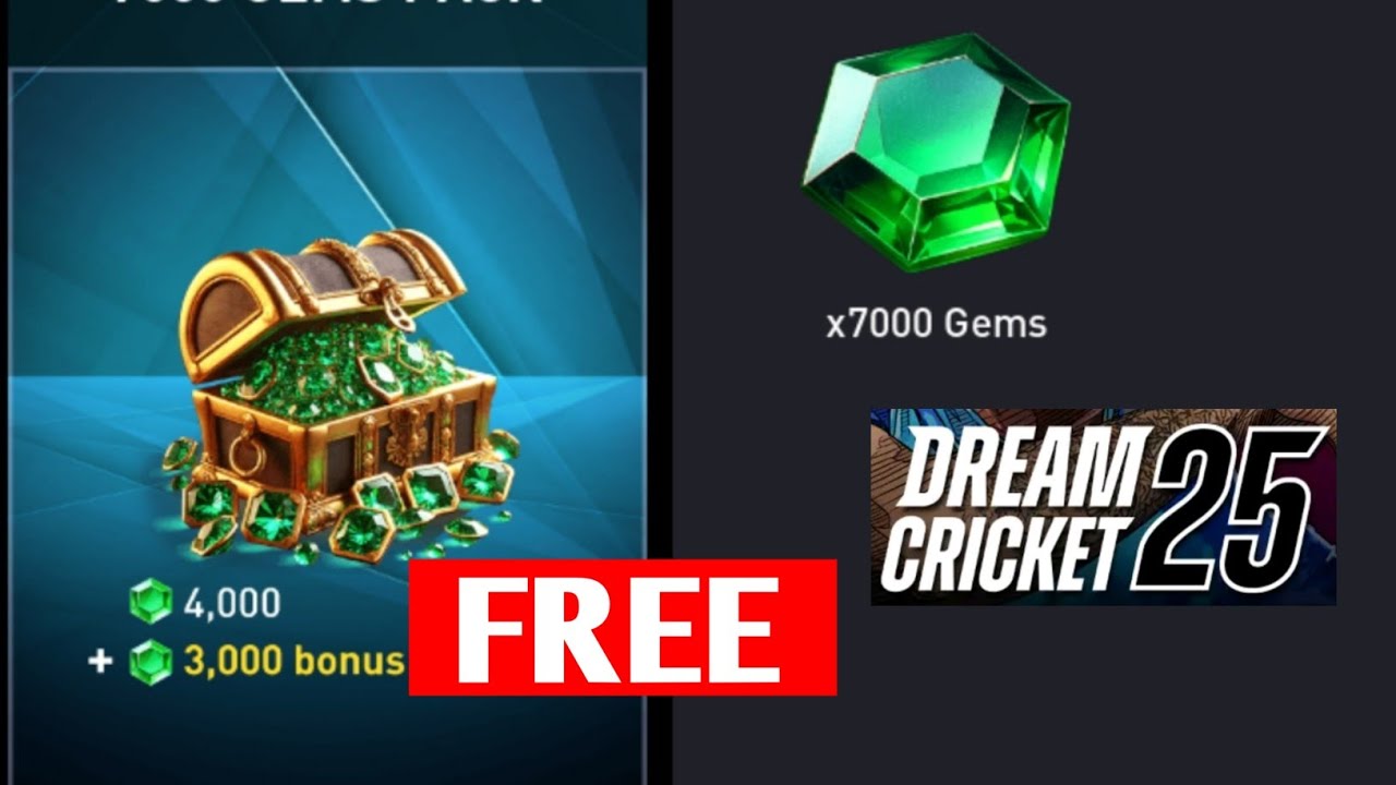 HOW TO GET UNLIMITED GEMS IN DREAM CRICKET 25