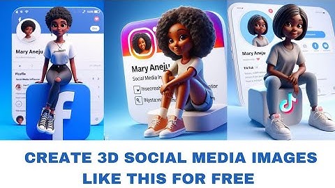 How To Make Social Media AI Images With Microsoft Bing For Free | AI Portraits Trend 2024