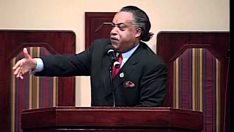 Rev Al Sharpton preaching at Ebenezer AME Church 2...