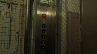 Beautiful Old 1934 Gated KONE (mb KONE M mid-1990s) Traction Elevator@Apollonkatu 9B, Töölö, Hki, FI