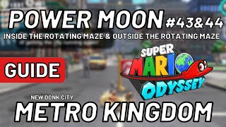 Super Mario Odyssey - Power Moon #43&44: Rotating Maze - Metro Kingdom