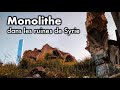 Monolithe dans les ruines d&#39;Alep en Syrie