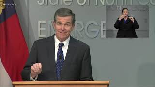 NC Gov. Roy Cooper issues statewide alcohol curfew
