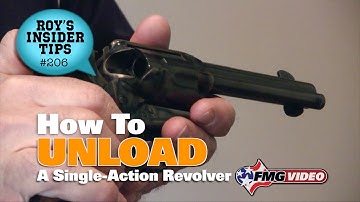 Unloading A Single-Action Revolver