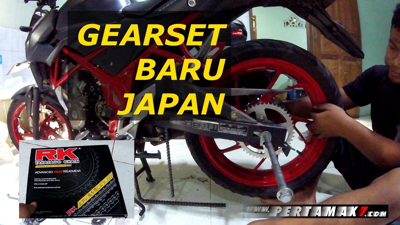 Cara Pasang GearSet Honda CB150R Streetfire RK TAKASAGO Chain rkchain