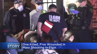 1 dead, 5 wounded after shooting at gathering in Elgin