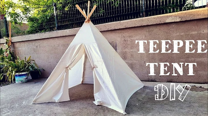 DiY Teepee Tent tutorial 🎪