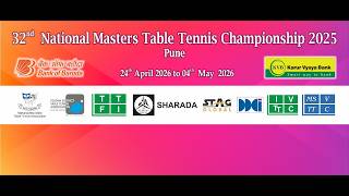 MS 45+ | RD/64 | PRADEEP Venkata (AP)) v/s NARAYANAN Arvind (MHR) | 32nd National Masters TT...