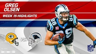 Greg Olsen Highlights Packers Vs Panthers Nfl Wk 15 Player Highlights