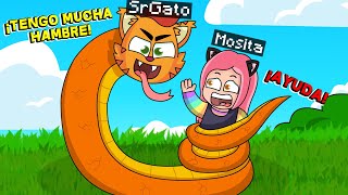 ¡ME CONVIERTO EN SERPIENTE Y ATACO A MI HIJA EN ROBLOX! 😂 🐍 | SRGATO Y MOSITA EN ROBLOX