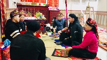 Hát then rất hay, đi chợ, then Hảo. Lễ chuộc cốc pháp cho then Huy. P7