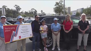 Marine veteran surprised with free car in National City