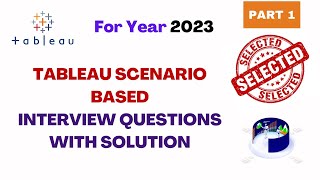 Tableau Scenario based interview questions with solution | Tableau interview | #tableau screenshot 5