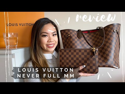 Review: Louis Vuitton Neverfull MM Damier Ebene (My very first