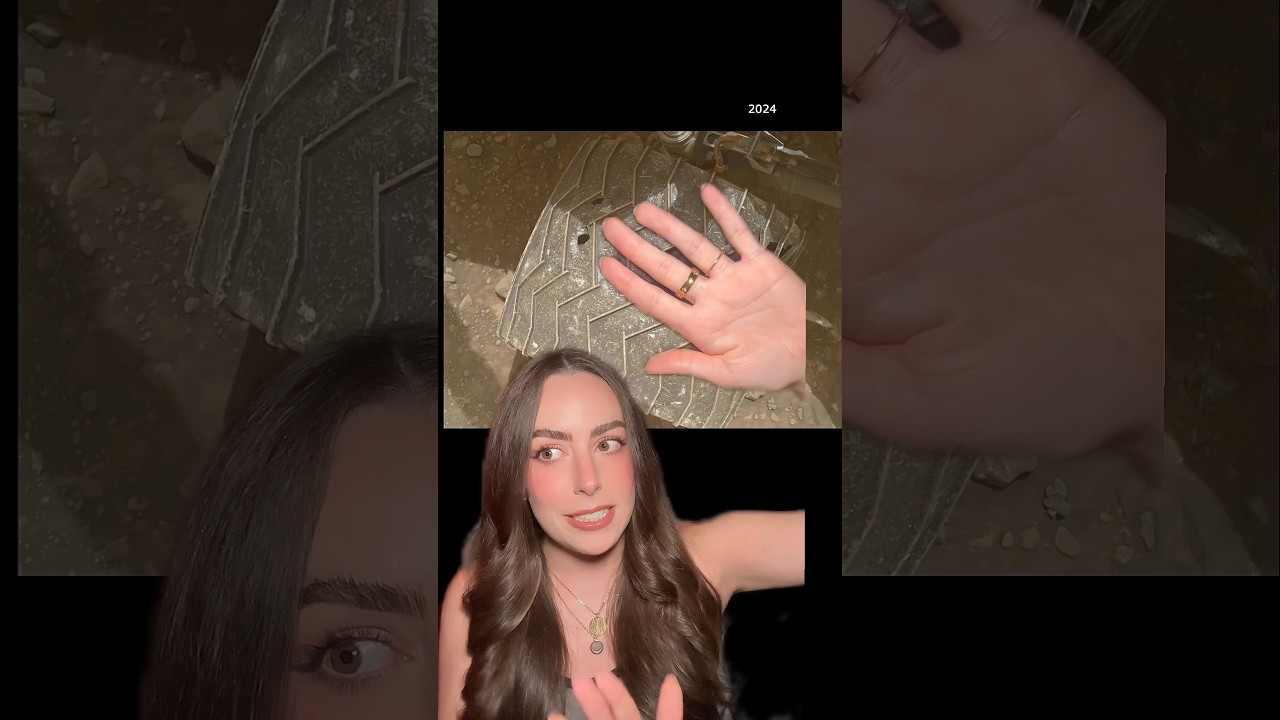 Mars rover wheel has a giant hole in it&hellip; #nasa #space #science #news #shorts