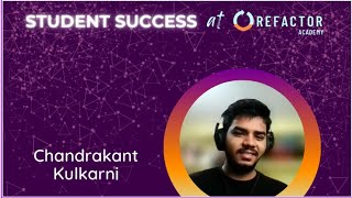 Chandrakant Kulkarni - Trained and Placed with Refactor Academy