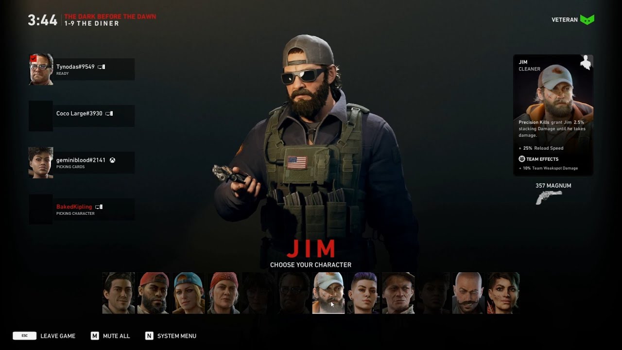 Jim Campaign Deck Build Guide in Back 4 Blood PC