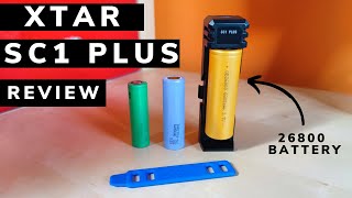 XTAR SC1 Plus charger review | 3A charging | 2A powerbank | 26800 battery fit