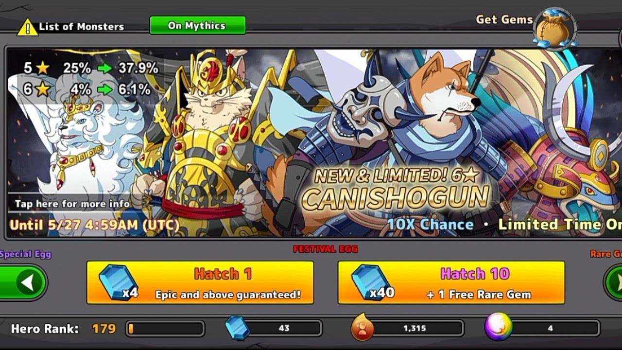 Neo monsters-The luckiest festival egg ever hatched