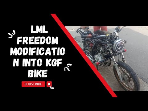 LML Freedom bike Modification | KGF Bike | part -2