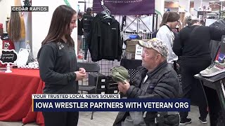 Iowa wrestler partners with organization to help Veterans