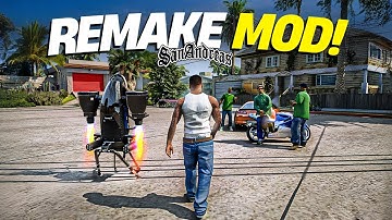 GTA San Andreas New REMAKE Mod For PC 😍 (Installation Guide) 2025!