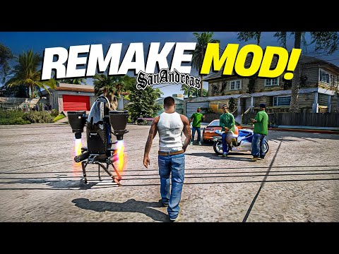 GTA SAN ANDREAS NEW REMAKE MOD FOR PC (FREE DOWNLOAD)