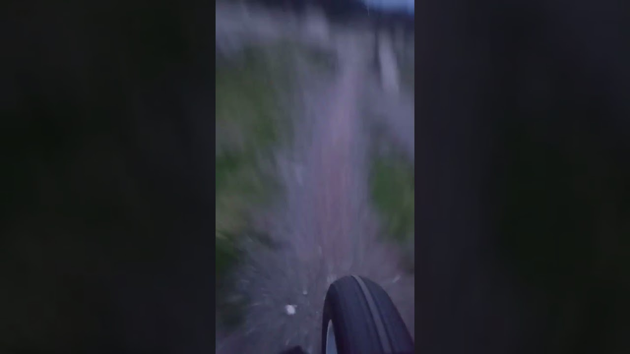 Fat biking a pump track. 