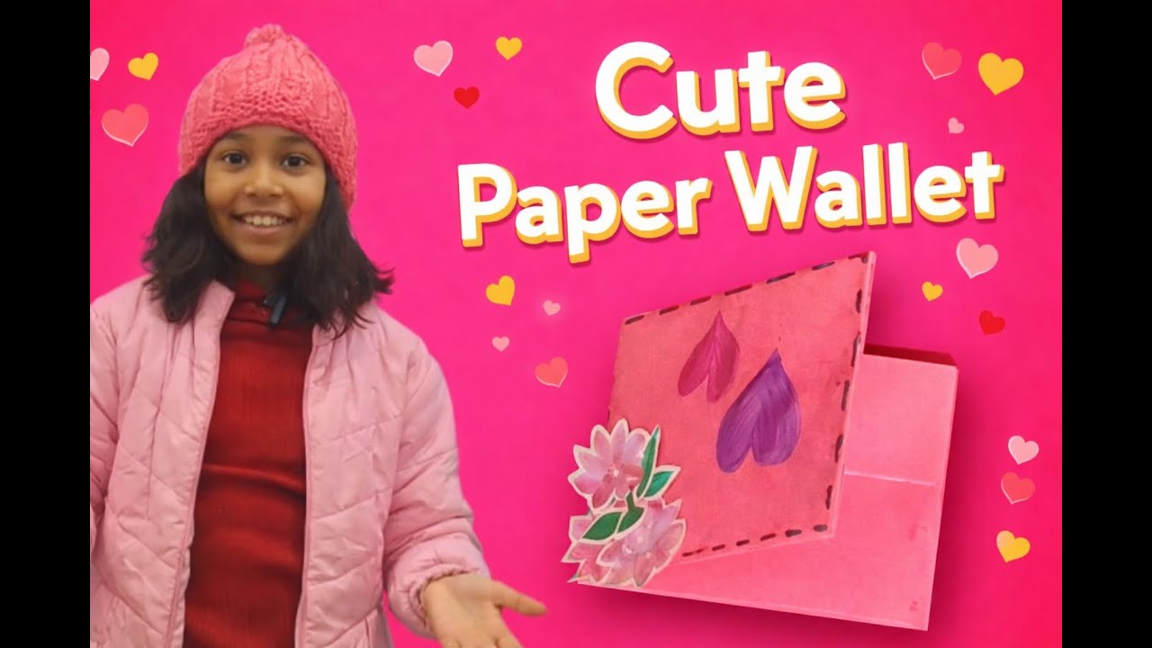 Easy Paper Wallet Craft 🩷 | DIY Paper Wallet for Kids | Best from Waste