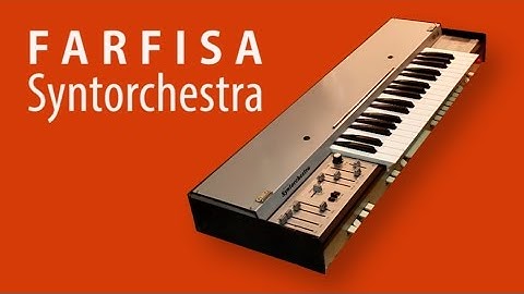 FARFISA SYNTORCHESTRA String Machine 1975 | HD DEMO