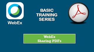 WebEx Training Sharing PDFs