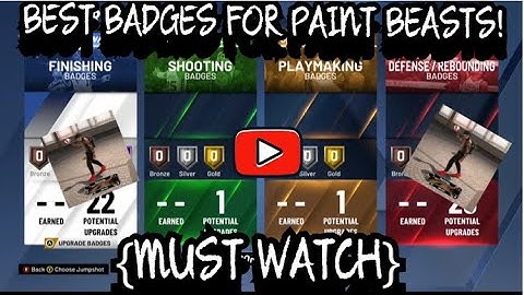 *NEW* BEST BADGES FOR PAINT BEAST CENTER BULID NBA 2K20!! (MUST WATCH)😖❗️
