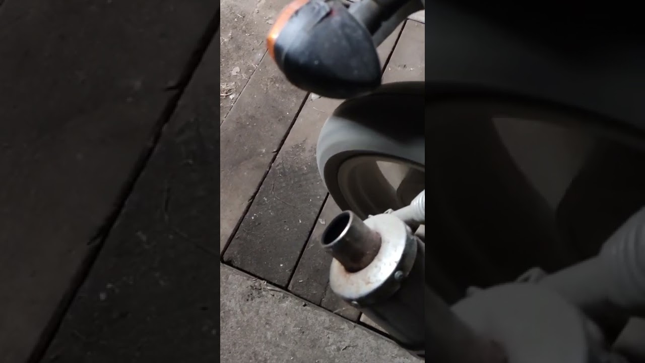 прямоток из родного глушителя 157qmj - YouTube