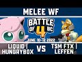 Liquid | Hungrybox vs TSM FTX | Leffen - Melee Singles Winners Finals - Battle of BC 4