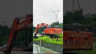 🚜 Toy Excavator Loading Rocks! #shorts #excavator #xcavator #automobile