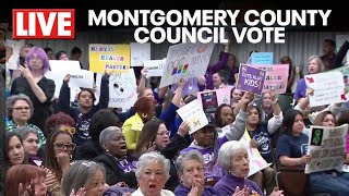 LIVE: Montgomery County Council votes on MCPS budget