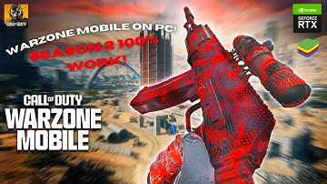 HOW TO PLAY WARZONE MOBILE SEASON 2 ON PC! | BLUESTACKS EMULATOR 120 FPS