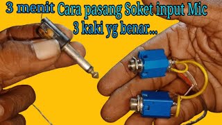 How to install the mic socket on the power amplifier