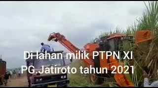 mesin panen tebu otomatis