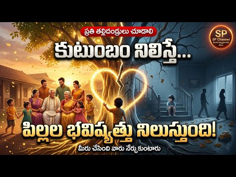 పిల్లలు మీరు చేసింది నేర్చుకుంటారు | జీవన ఆనందం & కుటుంబ బంధం | SP Channel