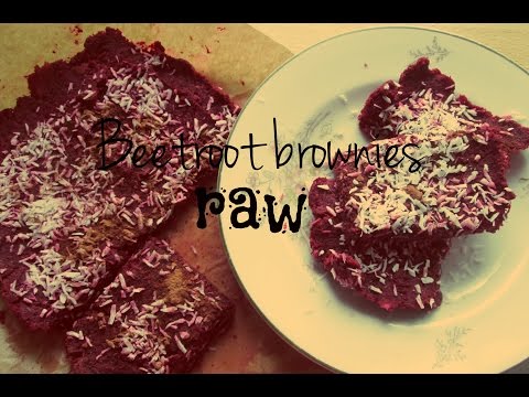 Beetroot Brownies Raw Vegan Recipe-11-08-2015