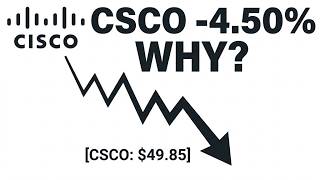 Cisco Stock CRASH: Why CSCO Fell 4.50% Today! News